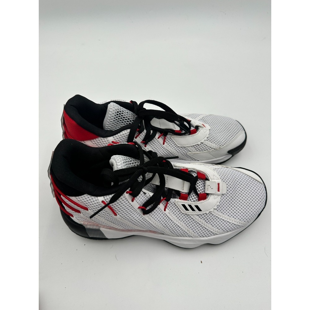 Adidas Dame 7 Men's Basketball Shoes Cloud White‎ Core Black Mid Top Sneakers